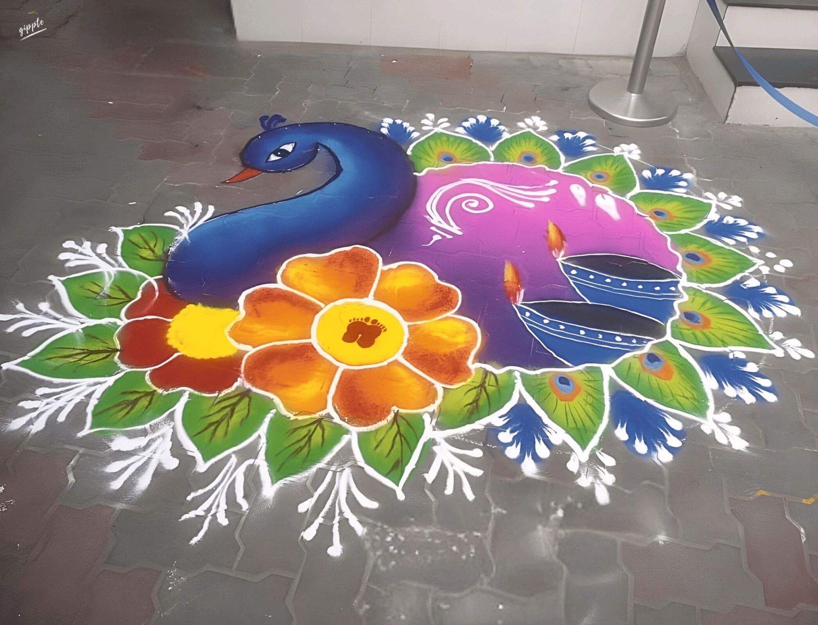 Gippte Rangoli Art