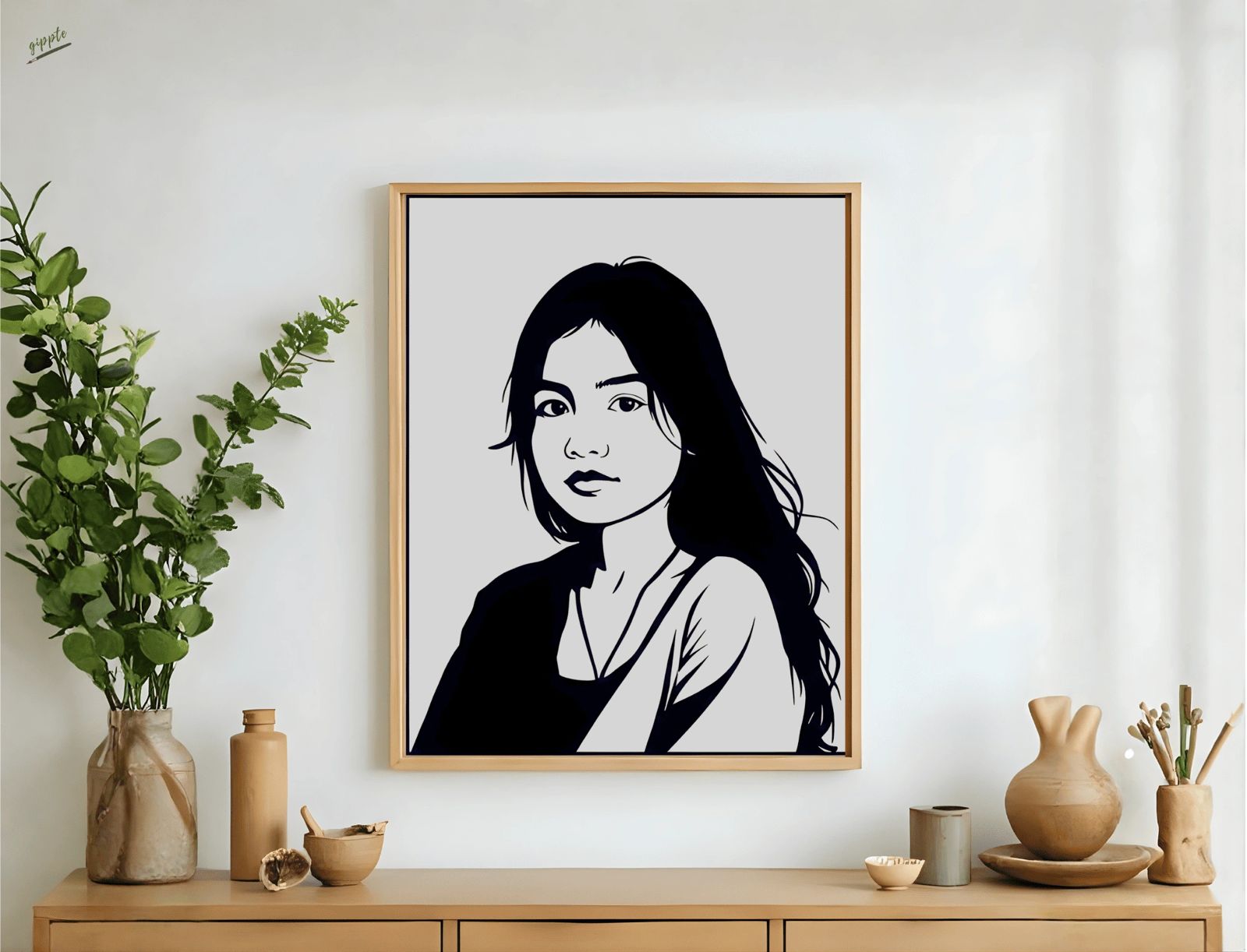 Black and White Painting