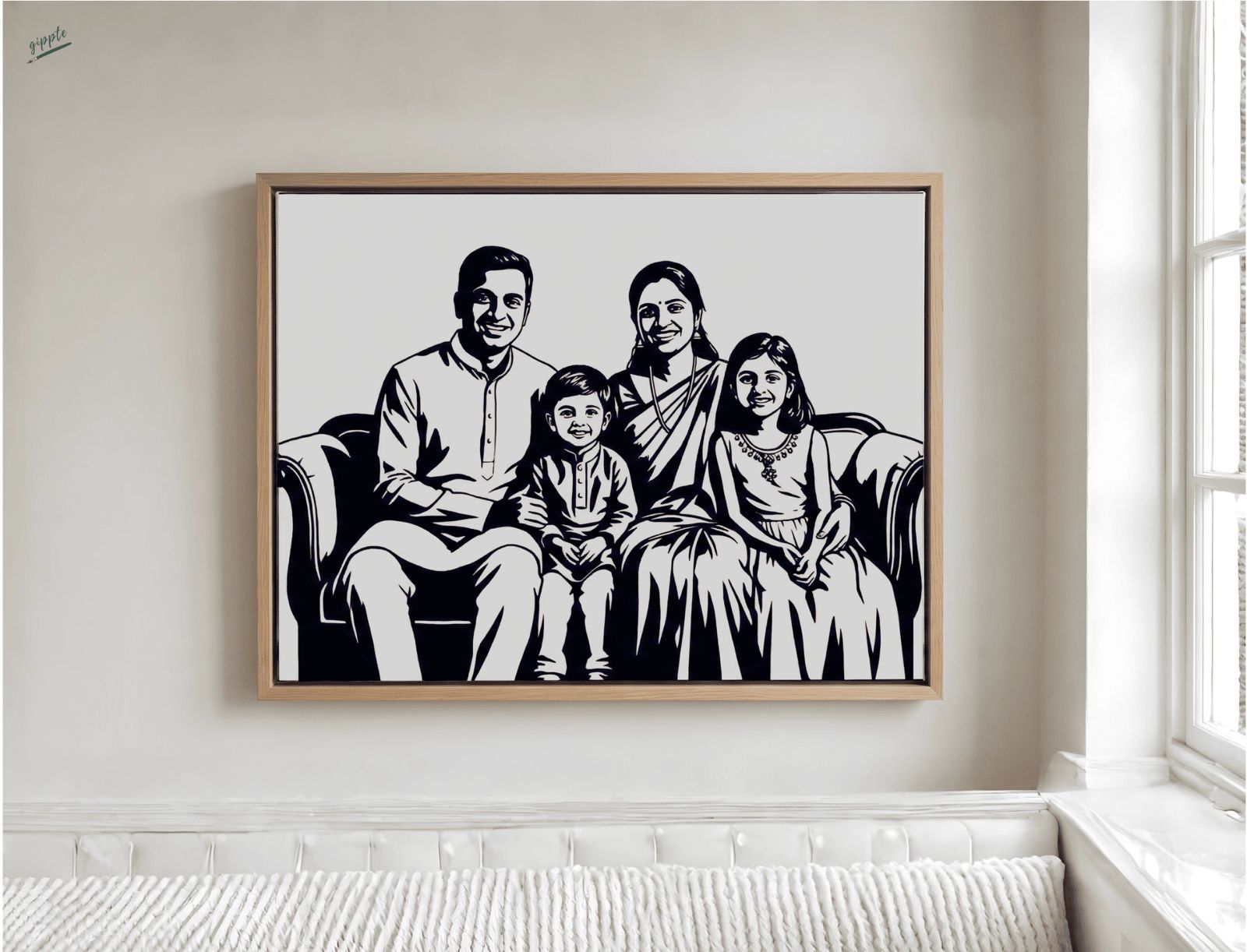 Black and White Painting