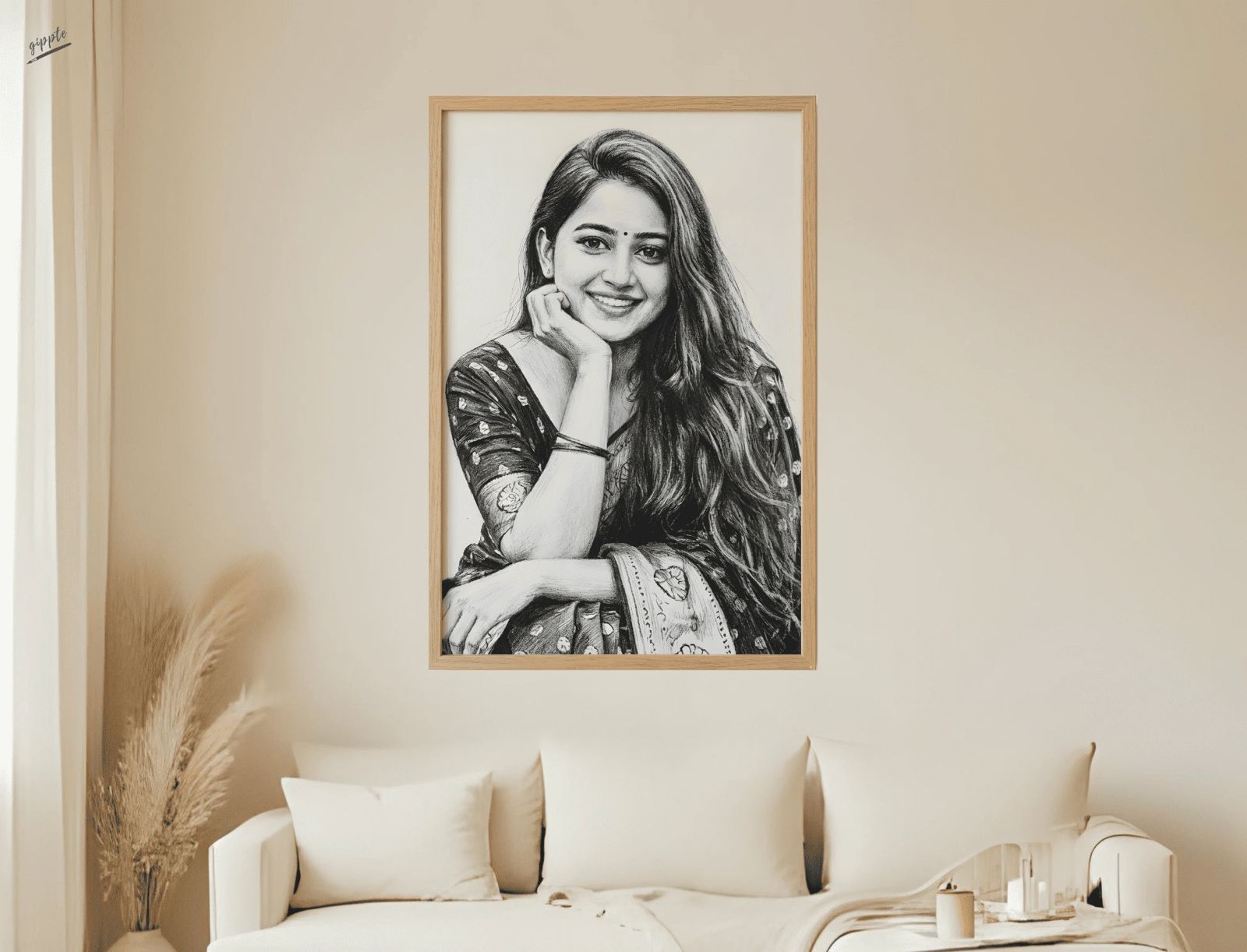 Black And White Charcoal