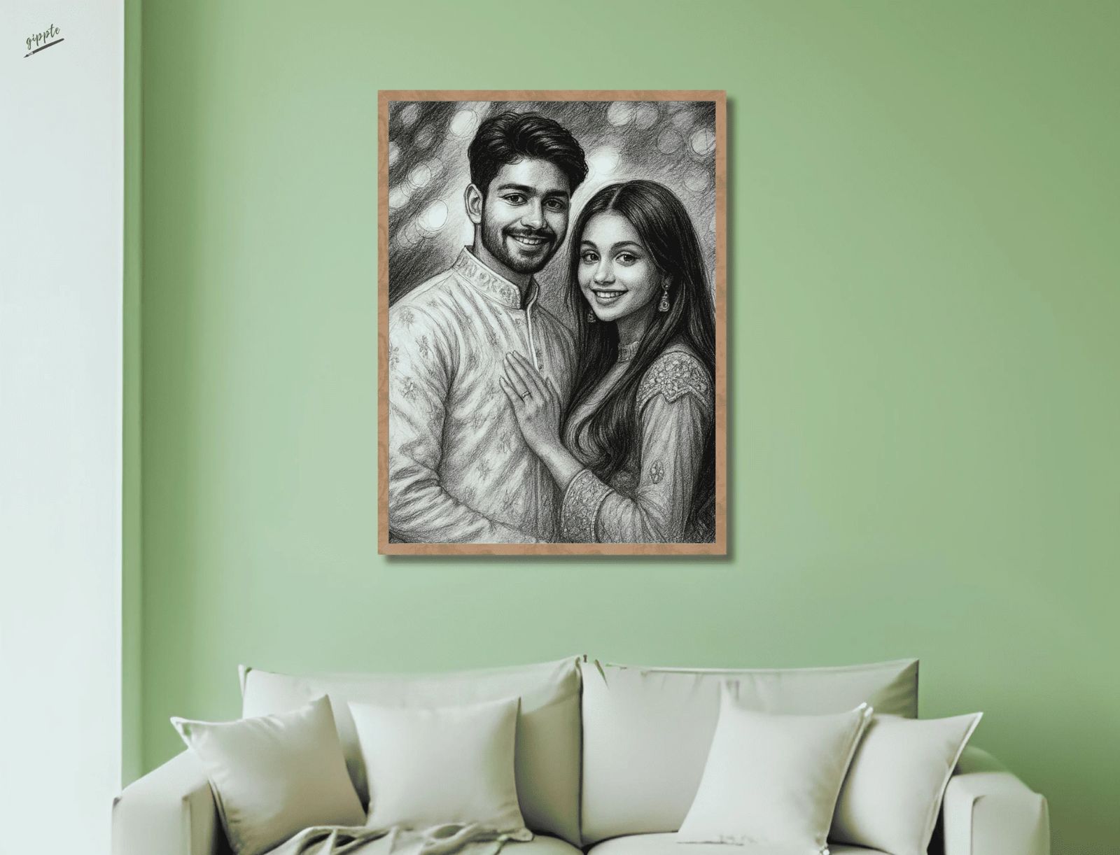 Black And White Charcoal