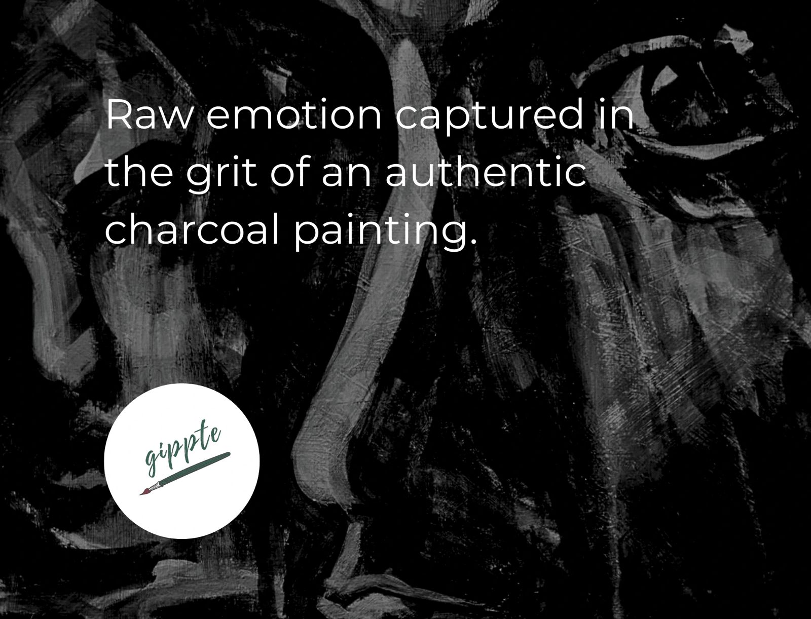 Black And White Charcoal