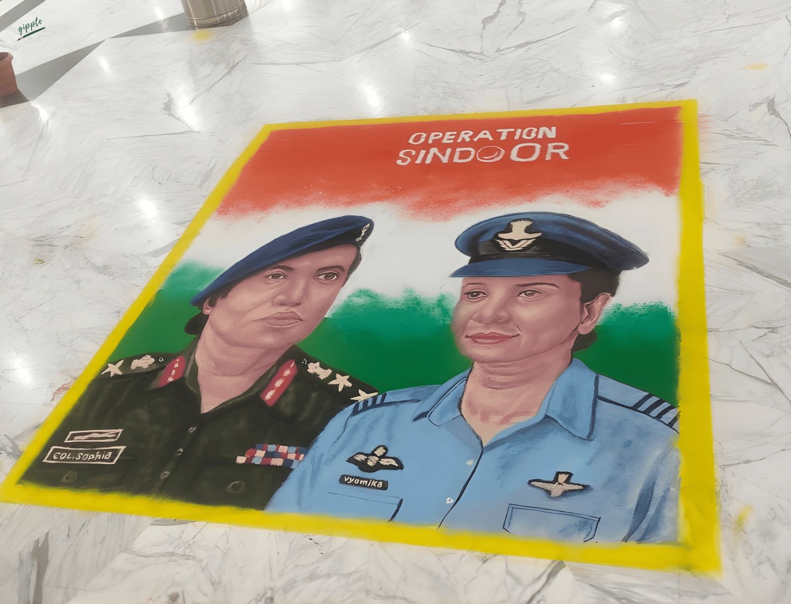 Realistic Rangoli