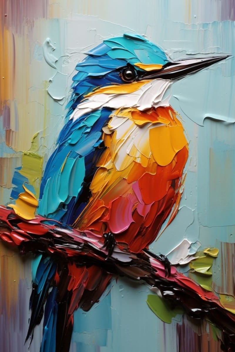 Knife Abstract Painting