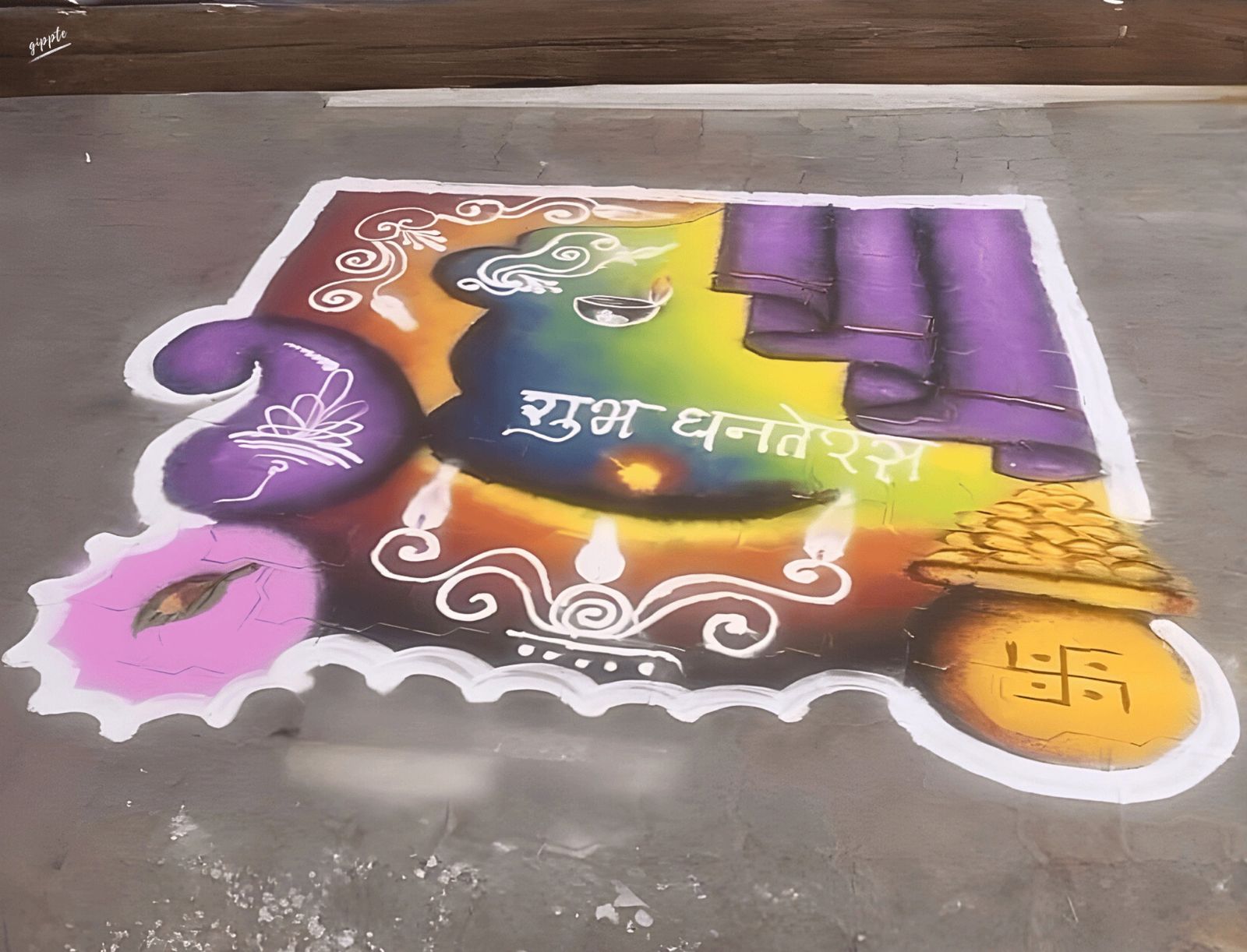 Normal Rangoli Art